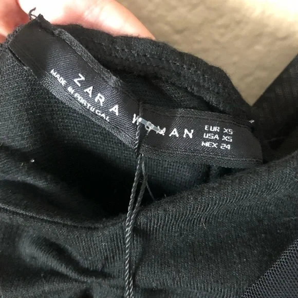 NWT Zara one Shoulder mesh dress - Picture 6 of 7